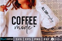 Coffee Mode SVG, Sleeve SVG Design Product Image 2