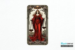 Skeleton Witch Tarot Card PNG Clipart Product Image 1