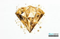 Birthday Queen Gold Sublimation PNG Clipart Product Image 1