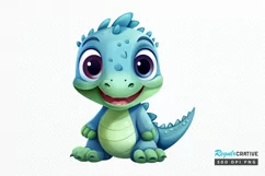 Cute Happy Baby Animal Sublimation PNG Clipart Product Image 1