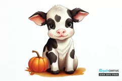 Baby Cow For Halloween Sublimation PNG Clipart Product Image 1