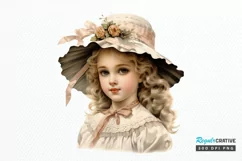 Victorian Little Girl PNG Clipart Product Image 1