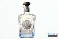 Luxury Vintage Bottle PNG Clipart Product Image 1