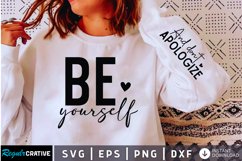 Be Yourself SVG, Sleeve SVG Design Product Image 2
