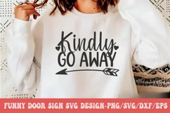 Funny Door Sign SVG Design | Door Sign SVG Design Product Image 1