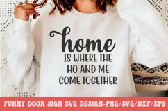 Funny Door Sign SVG Design | Door Sign SVG Design Product Image 2