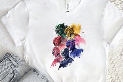 Watercolor Power Rangers PNG Clipart Product Image 2