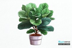 Houseplants Pot Sublimation PNG Clipart Product Image 1