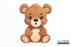 Woodland Baby Animals PNG Clipart Product Image 1