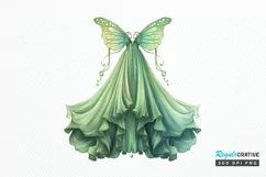 Pretty Fairy Dress PNG Clipart Product Image 1