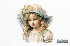 Victorian Little Girl PNG Clipart Product Image 1