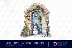 Watercolor Winter Christmas Big PNG Clipart Product Image 1