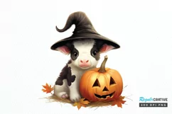 Baby Cow For Halloween Sublimation PNG Clipart Product Image 1