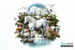Baby Farm Animal PNG Clipart Product Image 1