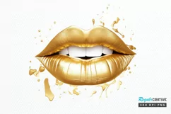 Birthday Queen Gold Sublimation PNG Clipart Product Image 1