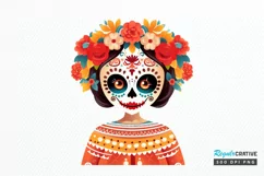 Dia De Los Muertos Skeleton PNG Clipart Product Image 1