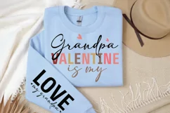 Grandpa is my Valentine Sleeve SVG, Valentine Sleeve SVG Product Image 3