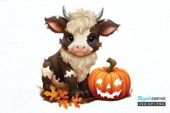 Baby Cow For Halloween Sublimation PNG Clipart Product Image 1