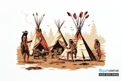 Life Of Native American PNG Clipart Product Image 1