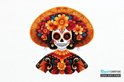 Dia De Los Muertos Skeleton PNG Clipart Product Image 1