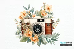 Floral Red Butterfly Couple PNG Clipart Product Image 1