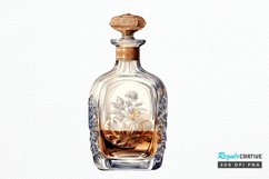 Luxury Vintage Bottle PNG Clipart Product Image 1