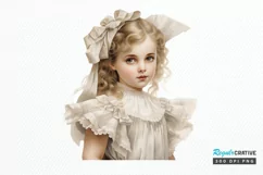 Victorian Little Girl PNG Clipart Product Image 1