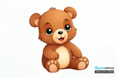 Woodland Baby Animals PNG Clipart Product Image 1