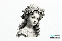Victorian Little Girl PNG Clipart Product Image 1
