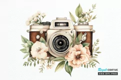 Floral Red Butterfly Couple PNG Clipart Product Image 1