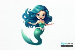 Mermaid Wiki Fin Fun Tidal Teal PNG Clipart Product Image 1