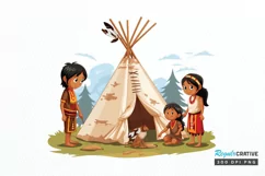 Life Of Native American PNG Clipart Product Image 1