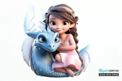 Cute Fairy With Glistening PNG Clipart Product Image 1