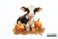 Baby Cow For Halloween Sublimation PNG Clipart Product Image 1