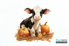 Baby Cow For Halloween Sublimation PNG Clipart Product Image 1
