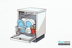Kitchen Watercolor Collection PNG Clipart Product Image 1