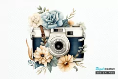 Floral Red Butterfly Couple PNG Clipart Product Image 1