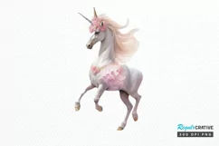 Ballerina Unicorns PNG Clipart Product Image 1