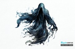 Big Watercolor Halloween PNG Clipart Product Image 1