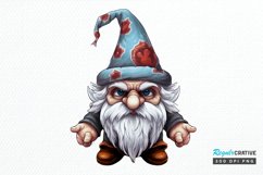 Scary Gnome Sublimation PNG Clipart Product Image 1