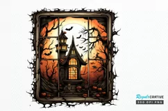 Haunted House Halloween PNG Clipart Product Image 1