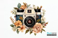 Floral Red Butterfly Couple PNG Clipart Product Image 1