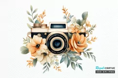 Floral Red Butterfly Couple PNG Clipart Product Image 1