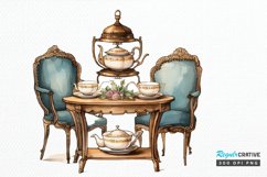 Royal Tea Table PNG Clipart Product Image 1