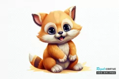 Cute Happy Baby Animal Sublimation PNG Clipart Product Image 1