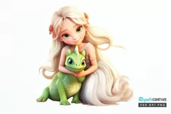 Cute Fairy With Glistening PNG Clipart Product Image 1