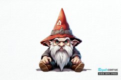 Scary Gnome Sublimation PNG Clipart Product Image 1