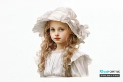 Victorian Little Girl PNG Clipart Product Image 1