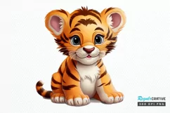 Cute Baby Animals Sublimation PNG Clipart Product Image 1