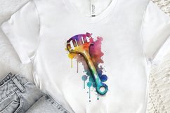 Watercolor Wrench PNG Clipart Product Image 2